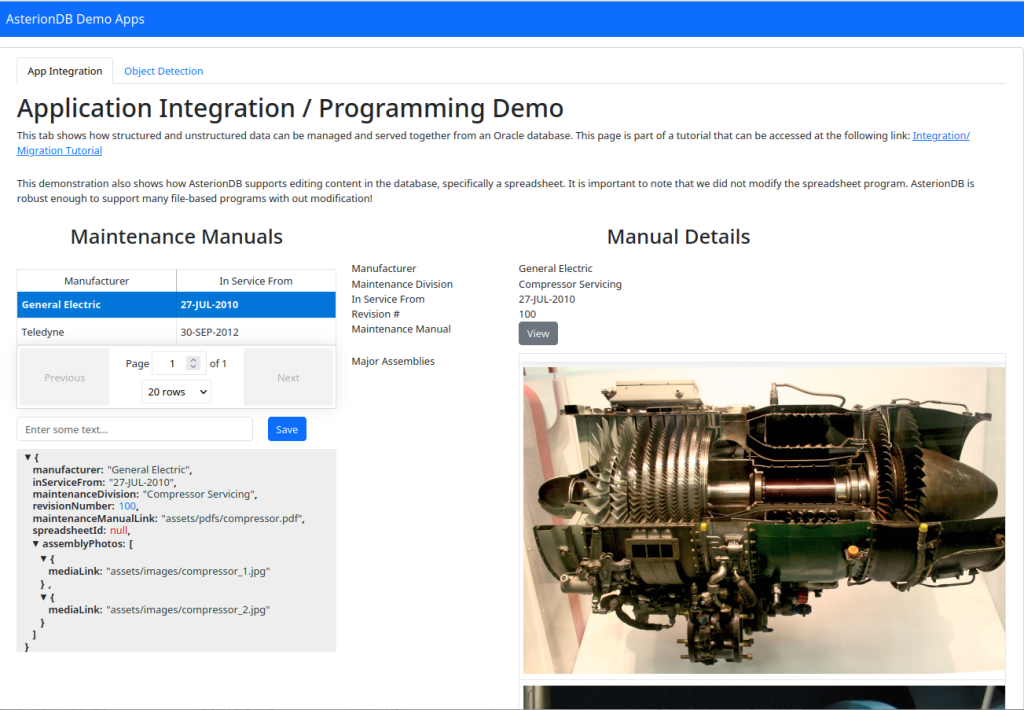 ReactDemo web page.